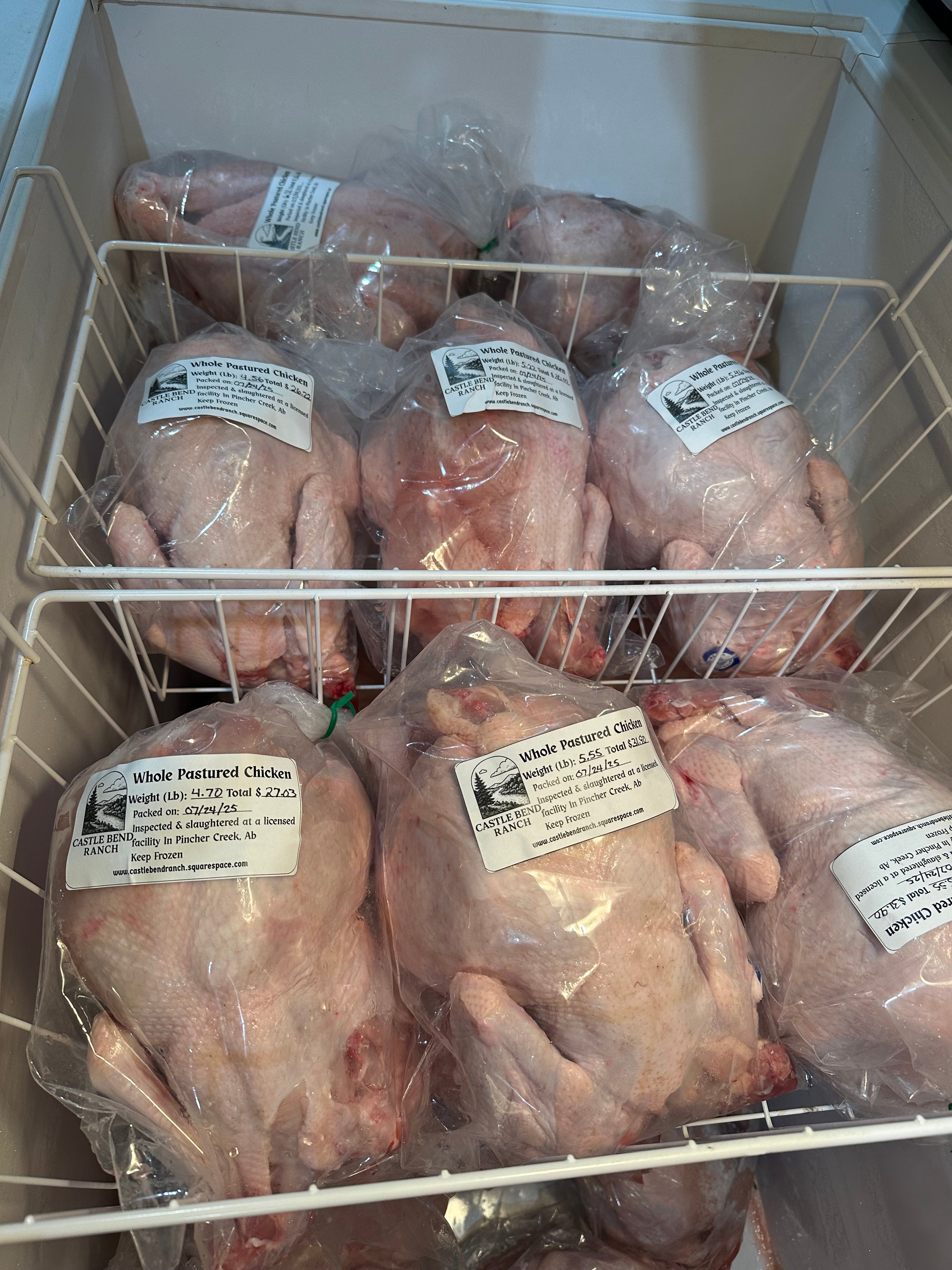 Pasture Raised Whole Chicken - *$10.00 DEPOSIT Only*
